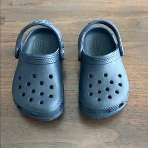 Navy Crocs